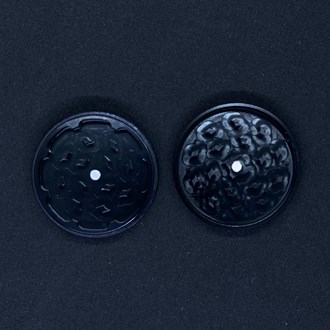 Premium Medium 2 Part Grinder(BLACK)
