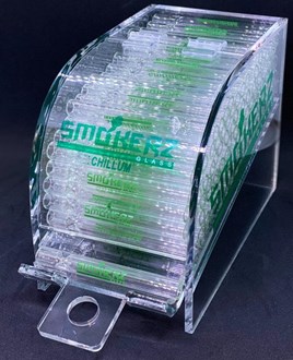 SMOKERZ GLASS - Glass Chillum w Acrylic Box 100pcs