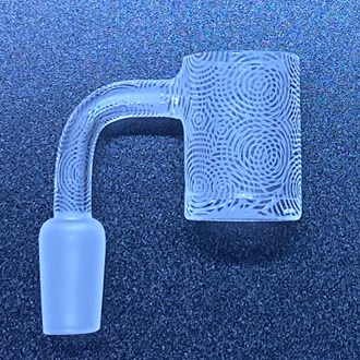 14mm Male Engraved Frosted Design F