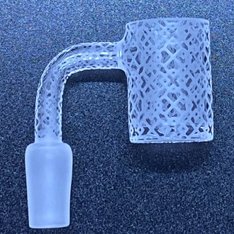 14mm Male Engraved Frosted Design H