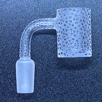14mm Male Engraved Frosted Design K