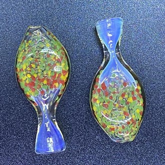 Flat Belly Confetti Chillum