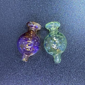 Silver Fumed Glass Bubble Cap