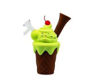 Silicone Waterpipe - Ice Cream Cone